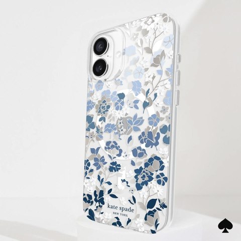 Kate Spade New York Protective Gems MagSafe - Etui iPhone 16 Plus (Flowerbed Blue) Kate Spade New York Protective Gems MagSafe - Etui iPhone 16 Plus (Flowerbed Blue)