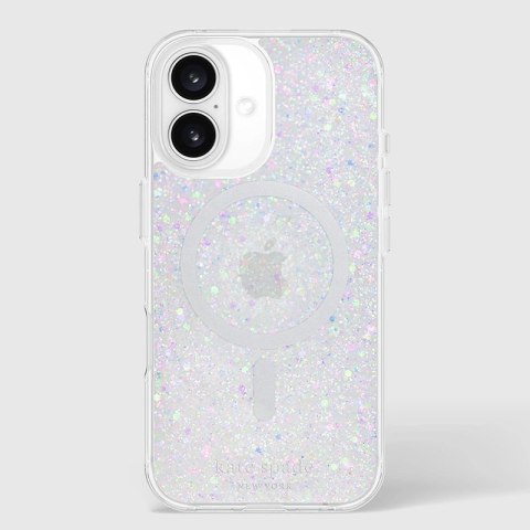 Kate Spade New York Protective MagSafe - Etui iPhone 16 (Chunky Glitter) Kate Spade New York Protective MagSafe - Etui iPhone 16 (Chunky Glitter)