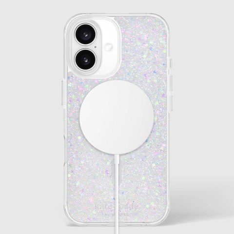 Kate Spade New York Protective MagSafe - Etui iPhone 16 (Chunky Glitter) Kate Spade New York Protective MagSafe - Etui iPhone 16 (Chunky Glitter)