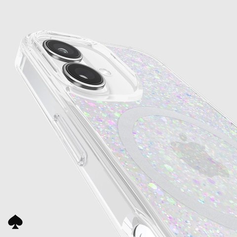 Kate Spade New York Protective MagSafe - Etui iPhone 16 (Chunky Glitter) Kate Spade New York Protective MagSafe - Etui iPhone 16 (Chunky Glitter)