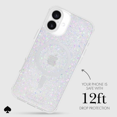 Kate Spade New York Protective MagSafe - Etui iPhone 16 Plus (Chunky Glitter) Kate Spade New York Protective MagSafe - Etui iPhone 16 Plus (Chunky Glitter)