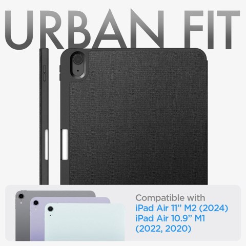 Spigen Urban Fit - Etui do iPad Air 11" M2 (2024) / iPad Air 10.9" (5-4 gen.) (2022-2020) (Black) Spigen Urban Fit - Etui do iPad Air 11" M2 (2024) / iPad Air 10.9" (5-4 gen.) (2022-2020) (Black)