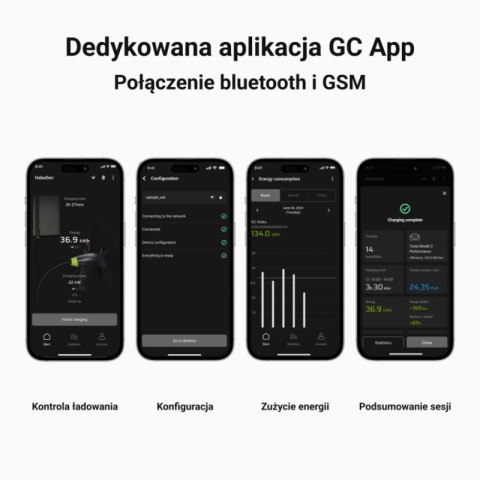 Green Cell - Ładowarka HabuDen Wallbox 22kW 32A 5m Typ 2 do ładowania pojazdów elektrycznych EV z aplikacją GC Bluetooth WiFi NF Green Cell - Ładowarka HabuDen Wallbox 22kW 32A 5m Typ 2 do ładowania pojazdów elektrycznych EV z aplikacją GC Bluetooth WiFi NF