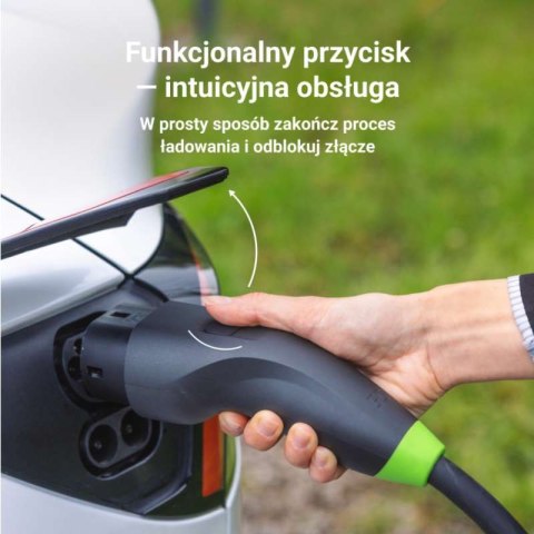 Green Cell - Ładowarka HabuDen Wallbox 22kW 32A 5m Typ 2 do ładowania pojazdów elektrycznych EV z aplikacją GC Bluetooth WiFi NF Green Cell - Ładowarka HabuDen Wallbox 22kW 32A 5m Typ 2 do ładowania pojazdów elektrycznych EV z aplikacją GC Bluetooth WiFi NF