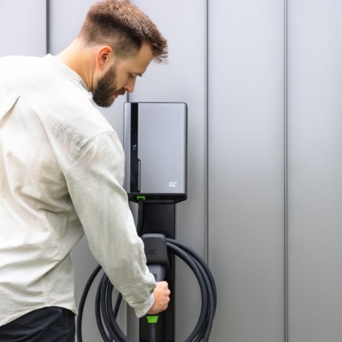 Green Cell - Słupek montażowy GC Habu Post do stacji ładowania samochodów elektrycznych HabuDen Wallbox Green Cell - Słupek montażowy GC Habu Post do stacji ładowania samochodów elektrycznych HabuDen Wallbox