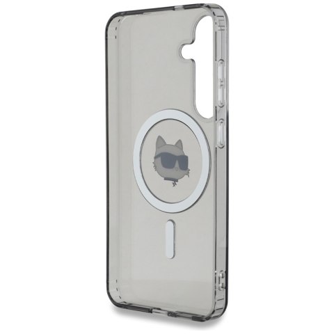 Karl Lagerfeld Button Choupette Head Printed Logo MagSafe - Etui Samsung Galaxy S25 (czarny) Karl Lagerfeld Button Choupette Head Printed Logo MagSafe - Etui Samsung Galaxy S25 (czarny)