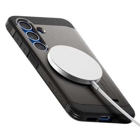 Spigen Tough Armor MagSafe - Etui do Samsung Galaxy S25 (Gunmetal) Spigen Tough Armor MagSafe - Etui do Samsung Galaxy S25 (Gunmetal)