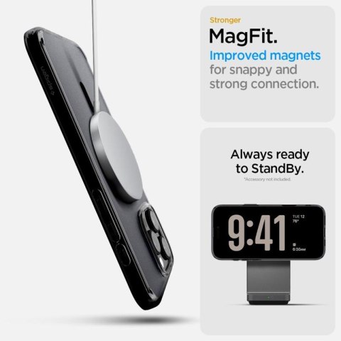 Spigen Ultra Hybrid T Mag MagSafe - Etui do iPhone 16 Pro (Frost Black) Spigen Ultra Hybrid T Mag MagSafe - Etui do iPhone 16 Pro (Frost Black)