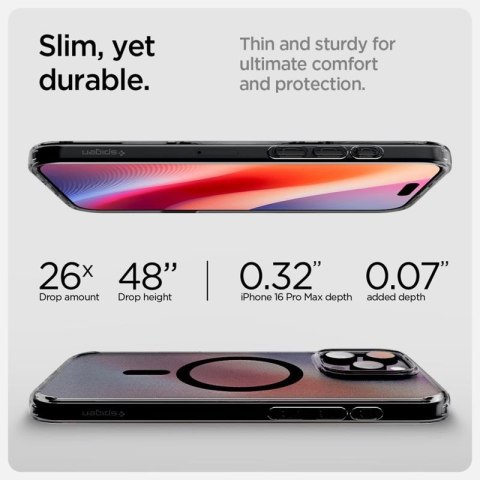 Spigen Ultra Hybrid T Mag MagSafe - Etui do iPhone 16 Pro (Frost Black) Spigen Ultra Hybrid T Mag MagSafe - Etui do iPhone 16 Pro (Frost Black)