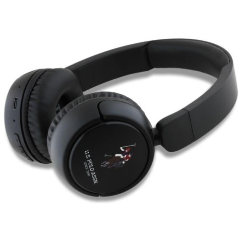 US Polo Assn DH Color Logo - Bezprzewodowe słuchawki nauszne Bluetooth V5.3 (czarny) US Polo Assn DH Color Logo - Bezprzewodowe słuchawki nauszne Bluetooth V5.3 (czarny)