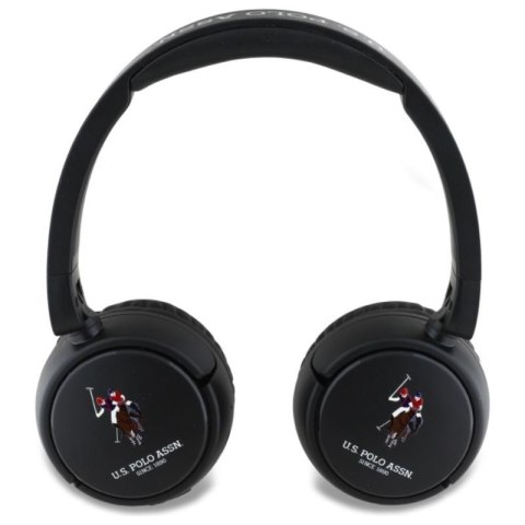 US Polo Assn DH Color Logo - Bezprzewodowe słuchawki nauszne Bluetooth V5.3 (czarny) US Polo Assn DH Color Logo - Bezprzewodowe słuchawki nauszne Bluetooth V5.3 (czarny)