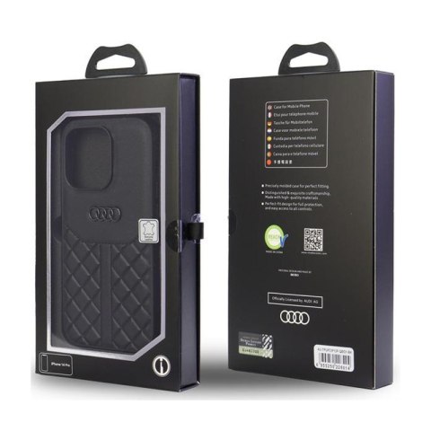 Audi Genuine Leather - Etui iPhone 13 Pro (Czarny) Audi Genuine Leather - Etui iPhone 13 Pro (Czarny)