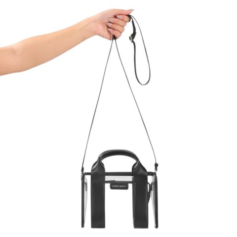 Case-Mate Micro Tote Bag - Wodoodporna torba na ramię (Midnight Black/Clear) Case-Mate Micro Tote Bag - Wodoodporna torba na ramię (Midnight Black/Clear)