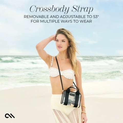 Case-Mate Micro Tote Bag - Wodoodporna torba na ramię (Midnight Black/Clear) Case-Mate Micro Tote Bag - Wodoodporna torba na ramię (Midnight Black/Clear)