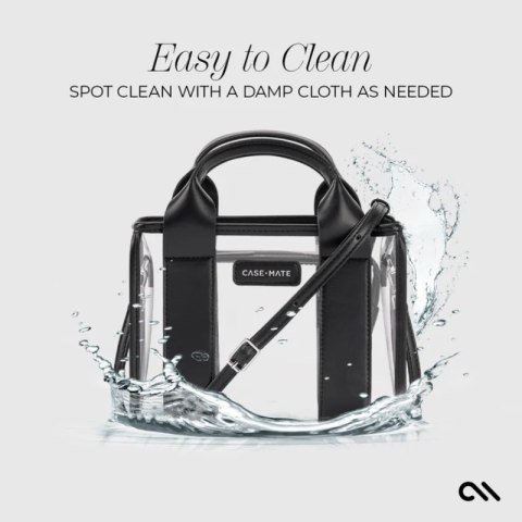 Case-Mate Micro Tote Bag - Wodoodporna torba na ramię (Midnight Black/Clear) Case-Mate Micro Tote Bag - Wodoodporna torba na ramię (Midnight Black/Clear)