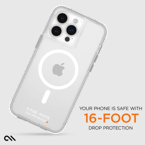 Case-Mate Ultra Tough Plus D3O MagSafe - Etui iPhone 15 Pro Max (Clear) Case-Mate Ultra Tough Plus D3O MagSafe - Etui iPhone 15 Pro Max (Clear)