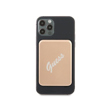 Guess Magnetic Wireless Power Bank Vintage - Power Bank indukcyjny 3000 mAh MagSafe (Złoty) Guess Magnetic Wireless Power Bank Vintage - Power Bank indukcyjny 3000 mAh MagSafe (Złoty)