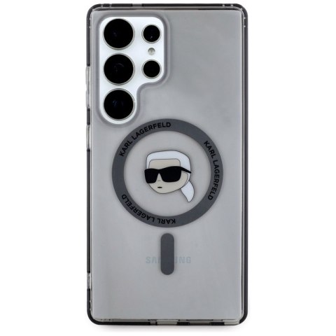 Karl Lagerfeld Button Karl Head Printed Logo MagSafe - Etui Samsung Galaxy S25 Ultra (czarny) Karl Lagerfeld Button Karl Head Printed Logo MagSafe - Etui Samsung Galaxy S25 Ultra (czarny)