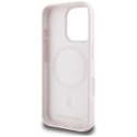 Karl Lagerfeld Silicone Double Heads And Circle MagSafe - Etui do iPhone 16 Pro (różowy)