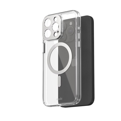 Moshi iGlaze MagSafe - Etui iPhone 15 Pro Max (Luna Silver) Moshi iGlaze MagSafe - Etui iPhone 15 Pro Max (Luna Silver)