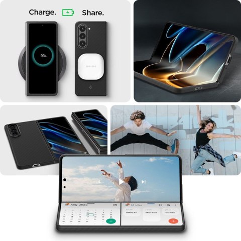 Spigen Airskin Pro - Etui do Samsung Galaxy Z Fold 5 (Czarny) Spigen Airskin Pro - Etui do Samsung Galaxy Z Fold 5 (Czarny)