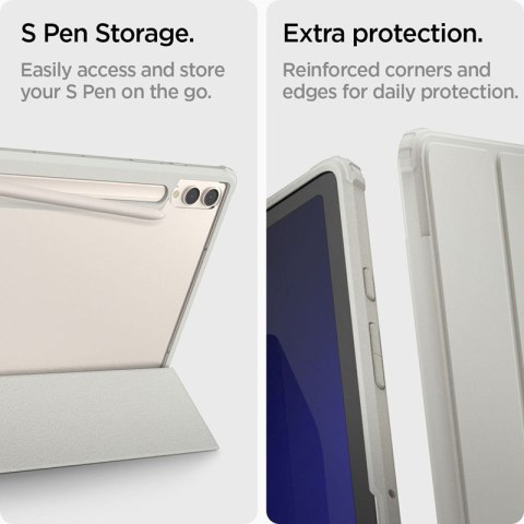 Spigen Ultra Hybrid Pro - Etui do Samsung Galaxy Tab S9+ 12.4"(Szary) Spigen Ultra Hybrid Pro - Etui do Samsung Galaxy Tab S9+ 12.4"(Szary)