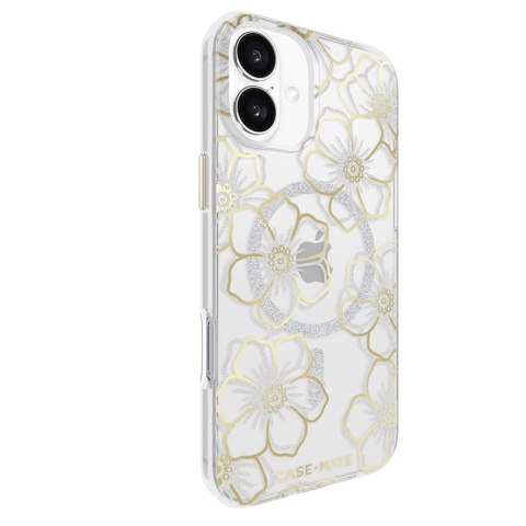 Case-Mate Floral Gems MagSafe - Etui iPhone 16 Plus (Gold) Case-Mate Floral Gems MagSafe - Etui iPhone 16 Plus (Gold)