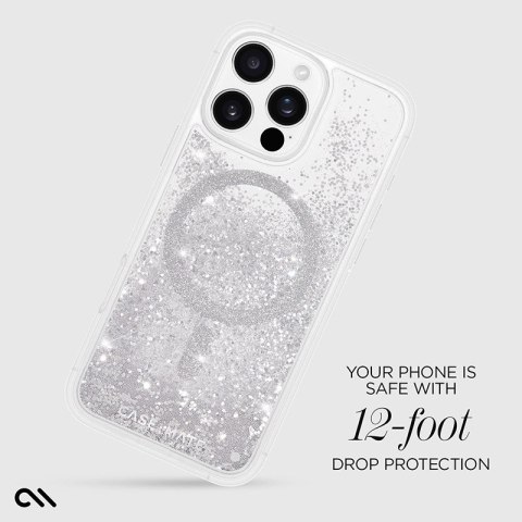 Case-Mate Waterfall MagSafe - Etui iPhone 16 Pro Max (Silver) Case-Mate Waterfall MagSafe - Etui iPhone 16 Pro Max (Silver)