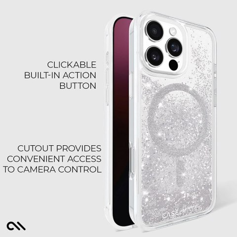 Case-Mate Waterfall MagSafe - Etui iPhone 16 Pro Max (Silver) Case-Mate Waterfall MagSafe - Etui iPhone 16 Pro Max (Silver)