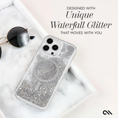 Case-Mate Waterfall MagSafe - Etui iPhone 16 Pro Max (Silver) Case-Mate Waterfall MagSafe - Etui iPhone 16 Pro Max (Silver)