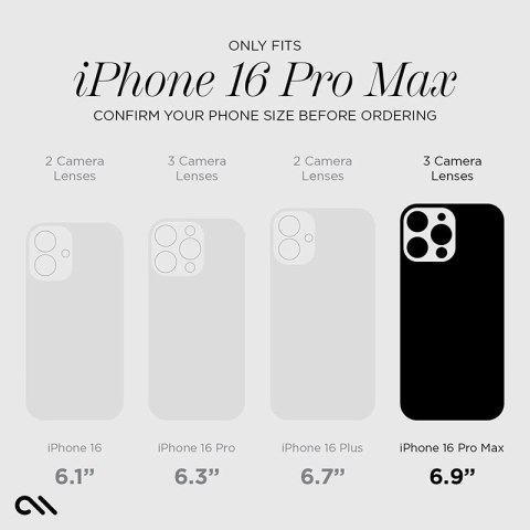 Case-Mate Waterfall MagSafe - Etui iPhone 16 Pro Max (Silver) Case-Mate Waterfall MagSafe - Etui iPhone 16 Pro Max (Silver)