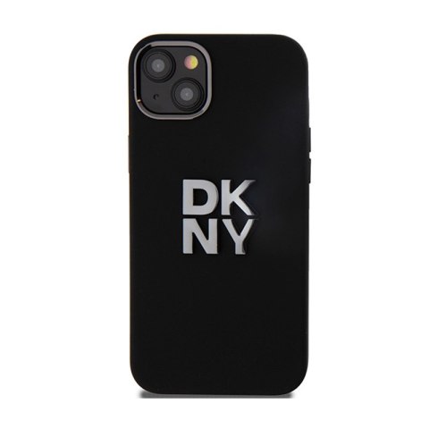 DKNY Liquid Silicone Metal Logo - Etui iPhone 15 Plus / 14 Plus (czarny) DKNY Liquid Silicone Metal Logo - Etui iPhone 15 Plus / 14 Plus (czarny)