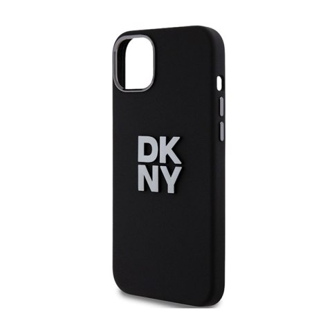 DKNY Liquid Silicone Metal Logo - Etui iPhone 15 Plus / 14 Plus (czarny) DKNY Liquid Silicone Metal Logo - Etui iPhone 15 Plus / 14 Plus (czarny)