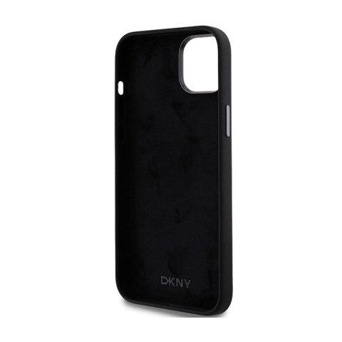 DKNY Liquid Silicone Metal Logo - Etui iPhone 15 Plus / 14 Plus (czarny) DKNY Liquid Silicone Metal Logo - Etui iPhone 15 Plus / 14 Plus (czarny)