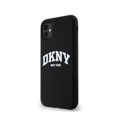 DKNY Liquid Silicone White Printed Logo MagSafe - Etui iPhone 11 (czarny) DKNY Liquid Silicone White Printed Logo MagSafe - Etui iPhone 11 (czarny)
