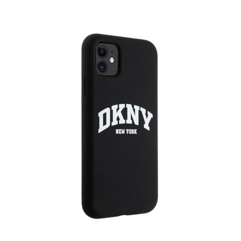 DKNY Liquid Silicone White Printed Logo MagSafe - Etui iPhone 11 (czarny) DKNY Liquid Silicone White Printed Logo MagSafe - Etui iPhone 11 (czarny)