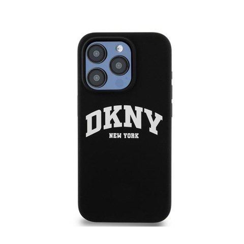 DKNY Liquid Silicone White Printed Logo MagSafe - Etui iPhone 13 Pro (czarny) DKNY Liquid Silicone White Printed Logo MagSafe - Etui iPhone 13 Pro (czarny)