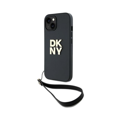 DKNY Wrist Strap Stock Logo - Etui iPhone 15 / 14 / 13 (czarny) DKNY Wrist Strap Stock Logo - Etui iPhone 15 / 14 / 13 (czarny)