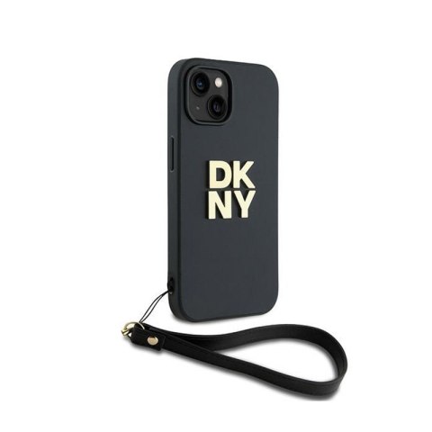 DKNY Wrist Strap Stock Logo - Etui iPhone 15 / 14 / 13 (czarny) DKNY Wrist Strap Stock Logo - Etui iPhone 15 / 14 / 13 (czarny)