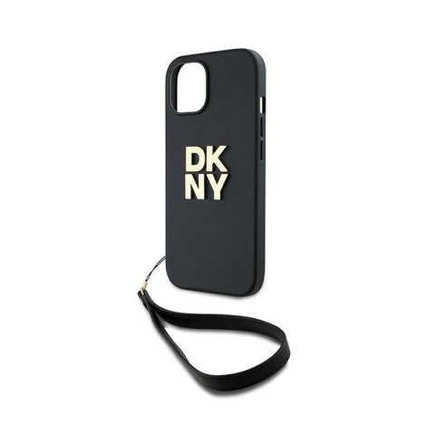 DKNY Wrist Strap Stock Logo - Etui iPhone 15 / 14 / 13 (czarny) DKNY Wrist Strap Stock Logo - Etui iPhone 15 / 14 / 13 (czarny)