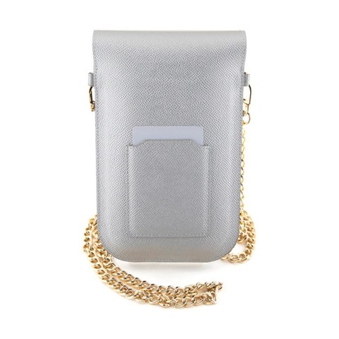 Hello Kitty Leather Metal Logo Chain - Torebka crossbody na telefon (srebrny) Hello Kitty Leather Metal Logo Chain - Torebka crossbody na telefon (srebrny)