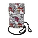Hello Kitty Leather Tags Graffiti Cord - Torebka crossbody na telefon (beżowy)