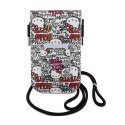 Hello Kitty Leather Tags Graffiti Cord - Torebka crossbody na telefon (beżowy)