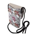 Hello Kitty Leather Tags Graffiti Cord - Torebka crossbody na telefon (beżowy)
