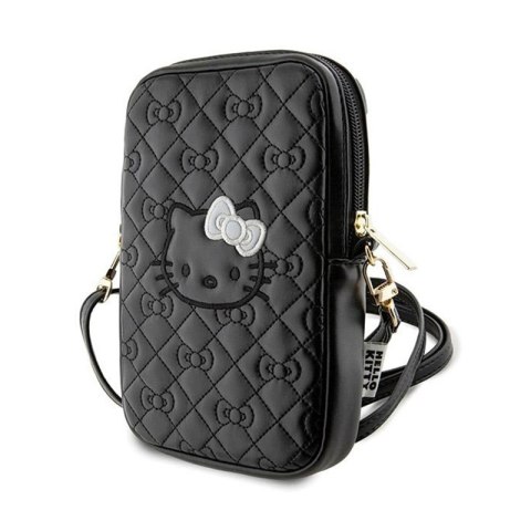 Hello Kitty Quilted Bows Strap - Torebka crossbody na telefon (czarny) Hello Kitty Quilted Bows Strap - Torebka crossbody na telefon (czarny)