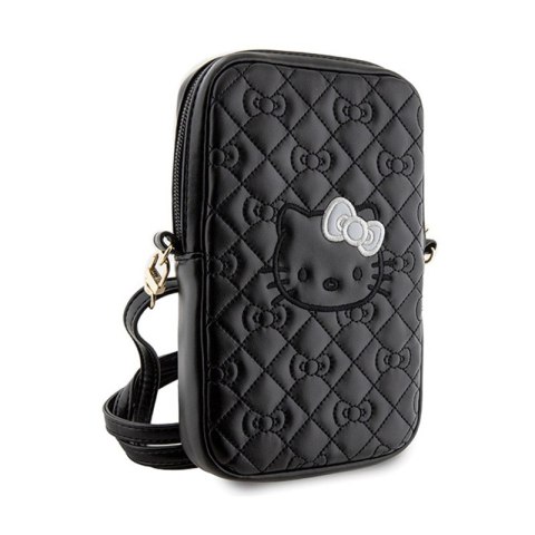 Hello Kitty Quilted Bows Strap - Torebka crossbody na telefon (czarny) Hello Kitty Quilted Bows Strap - Torebka crossbody na telefon (czarny)