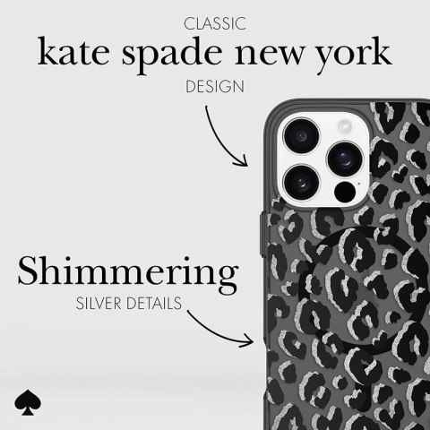 Kate Spade New York Protective MagSafe - Etui iPhone 16 Pro Max (City Leopard) Kate Spade New York Protective MagSafe - Etui iPhone 16 Pro Max (City Leopard)