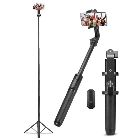 Spigen S560W Bluetooth Selfie Stick Tripod - Statyw na smartfon / uchwyt selfie stick (Czarny) Spigen S560W Bluetooth Selfie Stick Tripod - Statyw na smartfon / uchwyt selfie stick (Czarny)