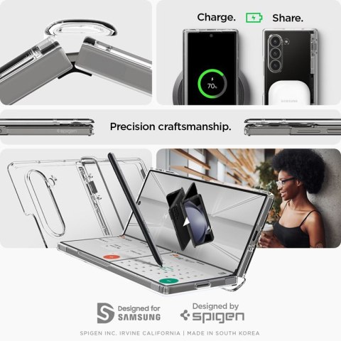 Spigen Ultra Hybrid Pro - Etui do Samsung Galaxy Z Fold 6 (Crystal Clear) Spigen Ultra Hybrid Pro - Etui do Samsung Galaxy Z Fold 6 (Crystal Clear)