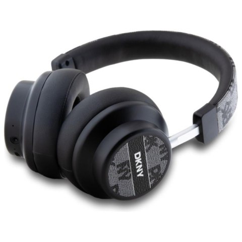 DKNY Checkered Pattern - Bezprzewodowe słuchawki nauszne Bluetooth V5.3 (czarny) DKNY Checkered Pattern - Bezprzewodowe słuchawki nauszne Bluetooth V5.3 (czarny)